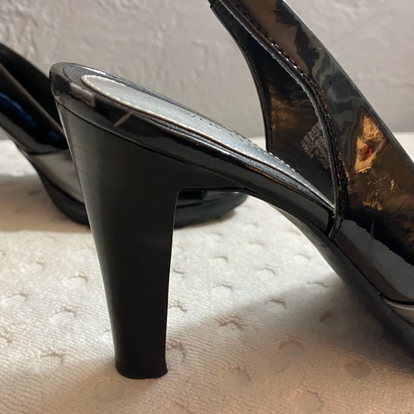 WORTHINGTON Worthington Vintage 90’s Womens Sling Back Pump Patent Leather - Picture 2 of 16